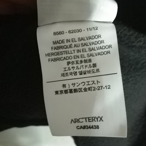 Arc'teryx women's fleece lining jacket sz M - Picture 7 of 7